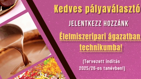 Élelmiszeripari ágazati technikumi képzés