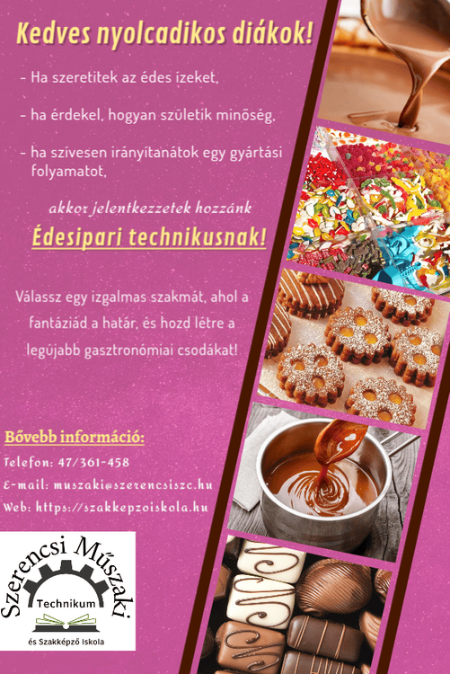 Válaszd a Szerencsi SZC Műszaki iskoláját!