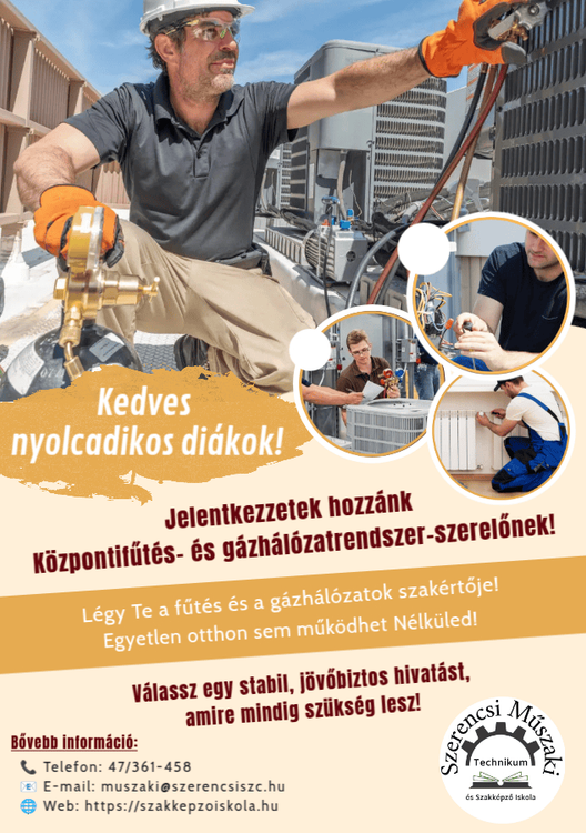 Válaszd a Szerencsi SZC Műszaki iskoláját!