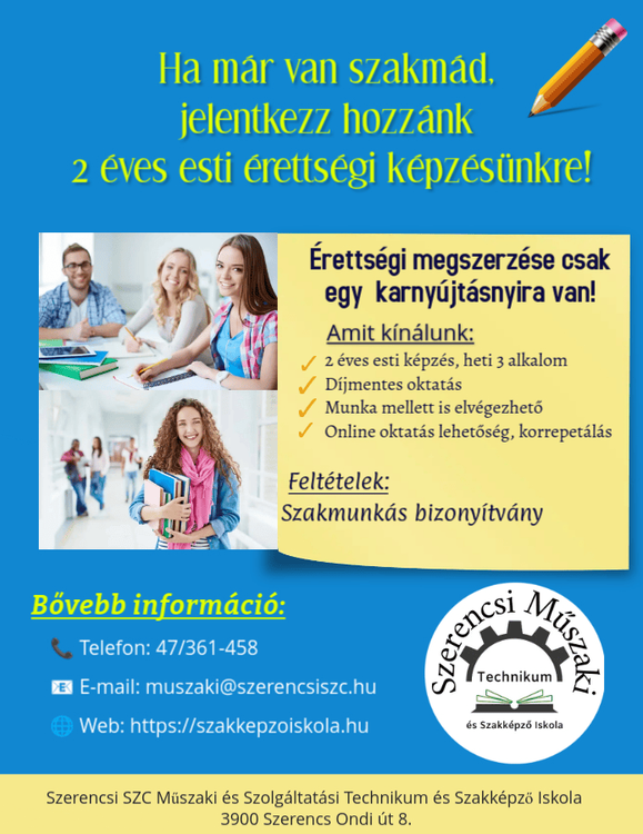 Esti érettségi lehetőség