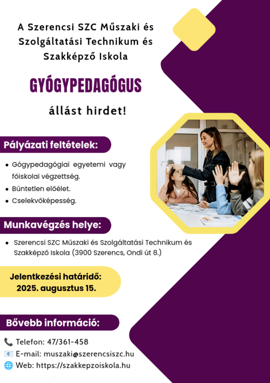 Gyógypedagógus állás