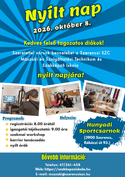 Nyílt nap a Műszakiban
