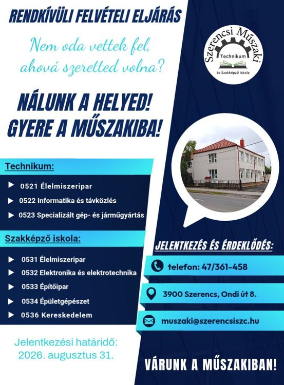 Rendkívüli felvételi eljárás