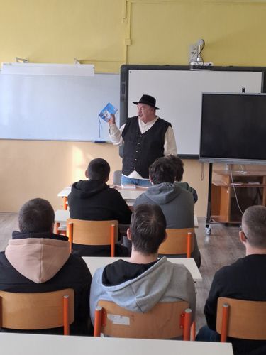 Irodalom élőben – Szomolai Tibor látogatása iskolánkban