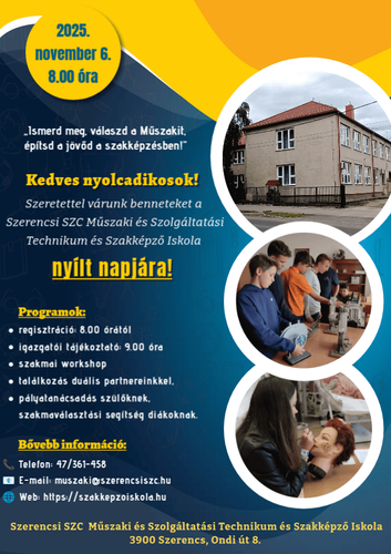 Műszaki - Nyílt nap