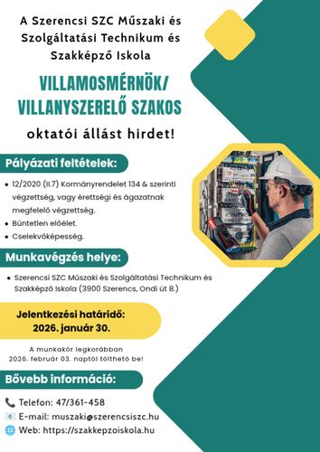 Villamosmérnők / villanyszerelő oktató